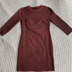 medium forever 21 bodycon striped dress